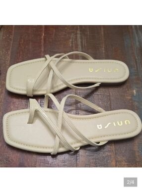 Unisa Cream Modern Sandals